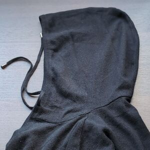 Black Hooded Sweater